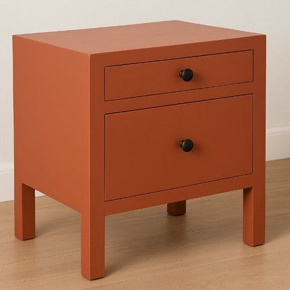 Chevet Barbara D670, 40 × 35 × 50 cm, vue officielle 3. Autres meubles et décoration vendus séparément.
