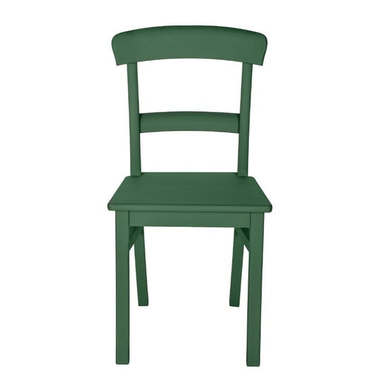 Chaise en hêtre D468, 47 × 50 × 88 cm, vue officielle 1. Autres meubles et décoration vendus séparément.