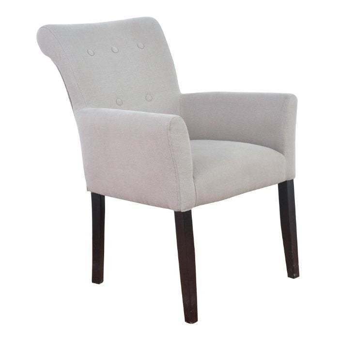 Fauteuil Cambridge à boutons DT02, vue officielle 2. Siège vendu à l’unité.