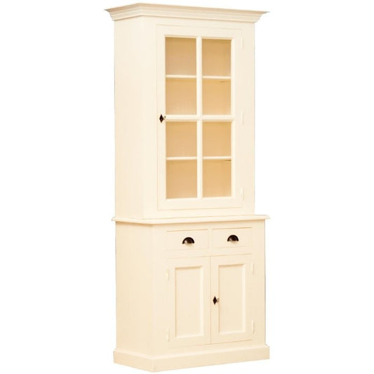 Vaisselier étroit D208, 100 × 47 × 223 cm, vue officielle 1. Autres meubles et décoration vendus séparément.