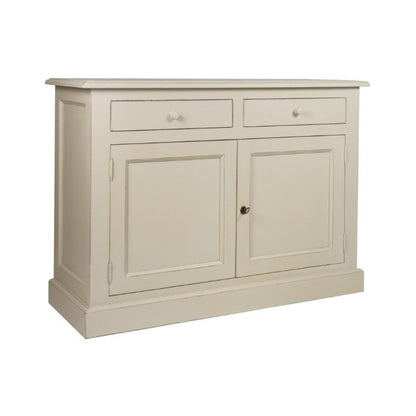 Buffet Luberon, 2 portes et 2 tiroirs D087INF, 125 × 48 × 91 cm, vue officielle 4. Autres meubles et décoration vendus séparément.