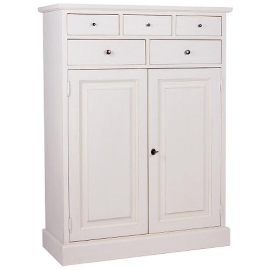 Meuble de rangement, 2 portes et 5 tiroirs Rosiris D605, vue officielle du fabricant 1. Autres articles et accessoires vendus séparément.