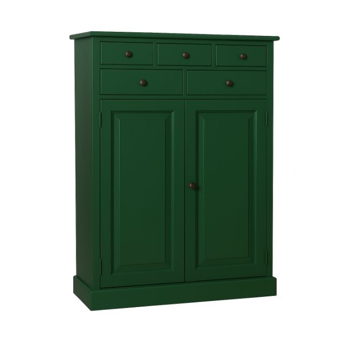 Meuble de rangement, 2 portes et 5 tiroirs Rosiris D605, vue officielle du fabricant 2. Autres articles et accessoires vendus séparément.