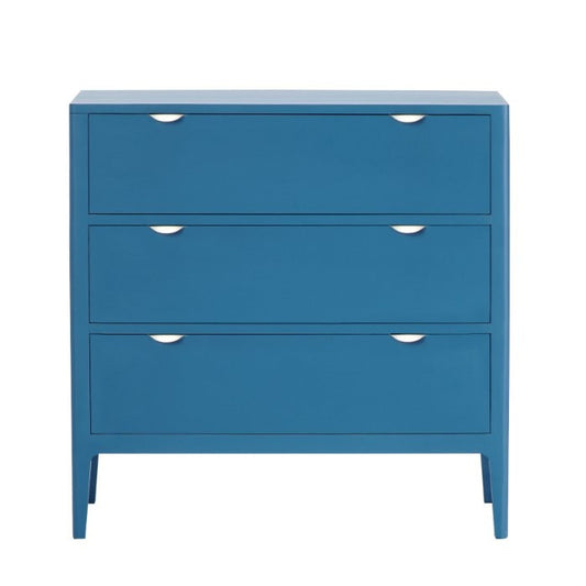 Commode Ernest, 3 tiroirs D920, 90 × 45 × 90 cm, vue officielle 1. Autres meubles et décoration vendus séparément.