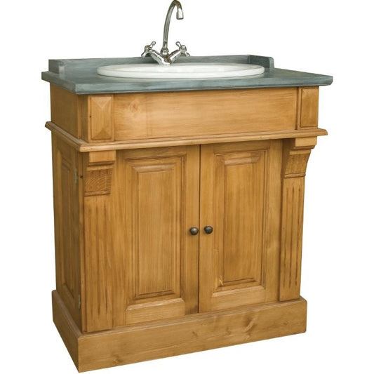 Meuble de salle de bain, 1 vasque, sans robinet D271, 83 × 51 × 95 cm, vue officielle 1. Autres meubles et décoration vendus séparément.
