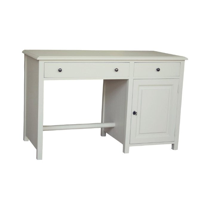 Bureau Quentin D267T, 130 × 60 × 80 cm, vue officielle 1. Autres meubles et décoration vendus séparément.