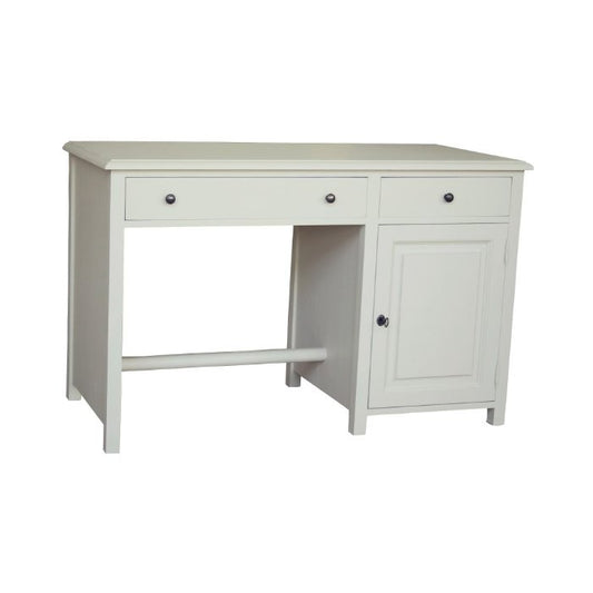 Bureau Quentin D267T, 130 × 60 × 80 cm, vue officielle 1. Autres meubles et décoration vendus séparément.