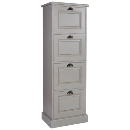 Meuble de rangement, 4 abattants D180, 53 × 40 × 162 cm, vue officielle 1. Autres meubles et décoration vendus séparément.