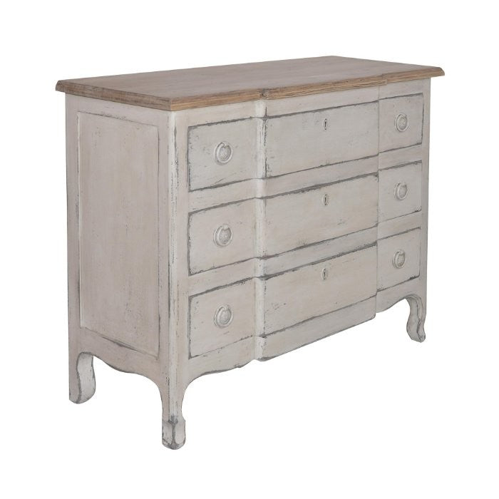Commode Élisa D720, 100 × 40 × 80 cm, vue officielle 1. Autres meubles et décoration vendus séparément.