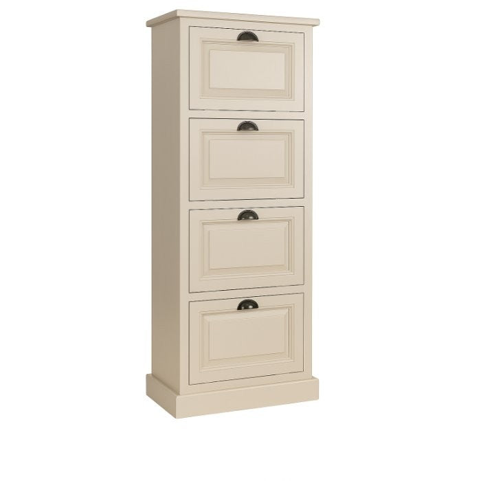 Meuble de rangement, 4 abattants D180, 53 × 40 × 162 cm, vue officielle 3. Autres meubles et décoration vendus séparément.