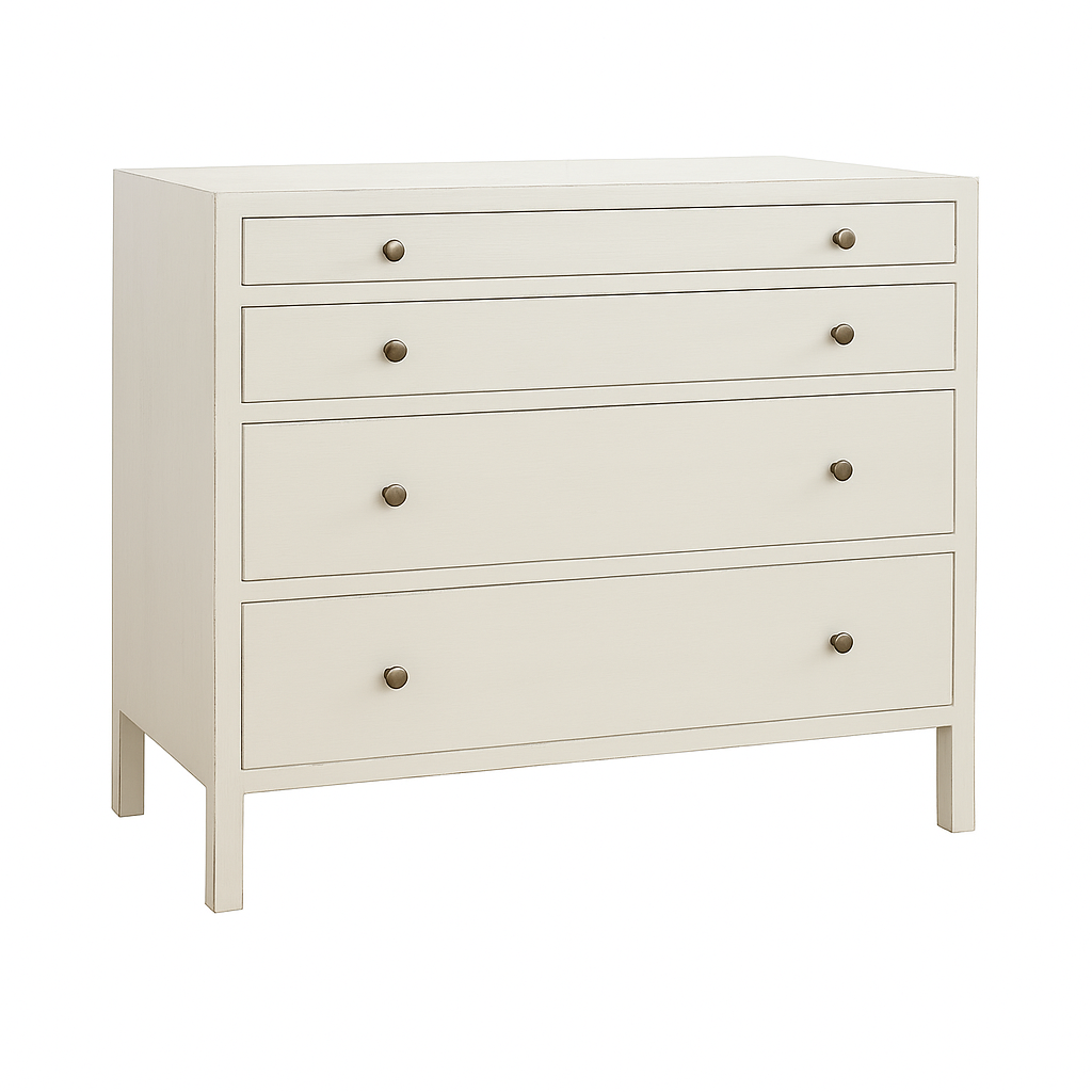 Commode Barbara D669, 100 × 45 × 90 cm, vue officielle 1. Autres meubles et décoration vendus séparément.