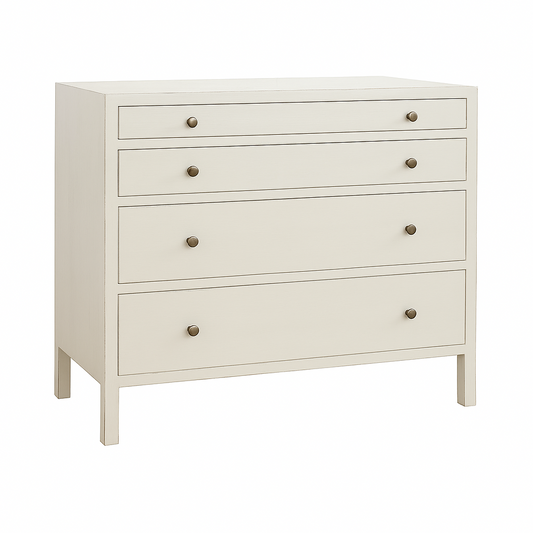 Commode Barbara D669, 100 × 45 × 90 cm, vue officielle 1. Autres meubles et décoration vendus séparément.