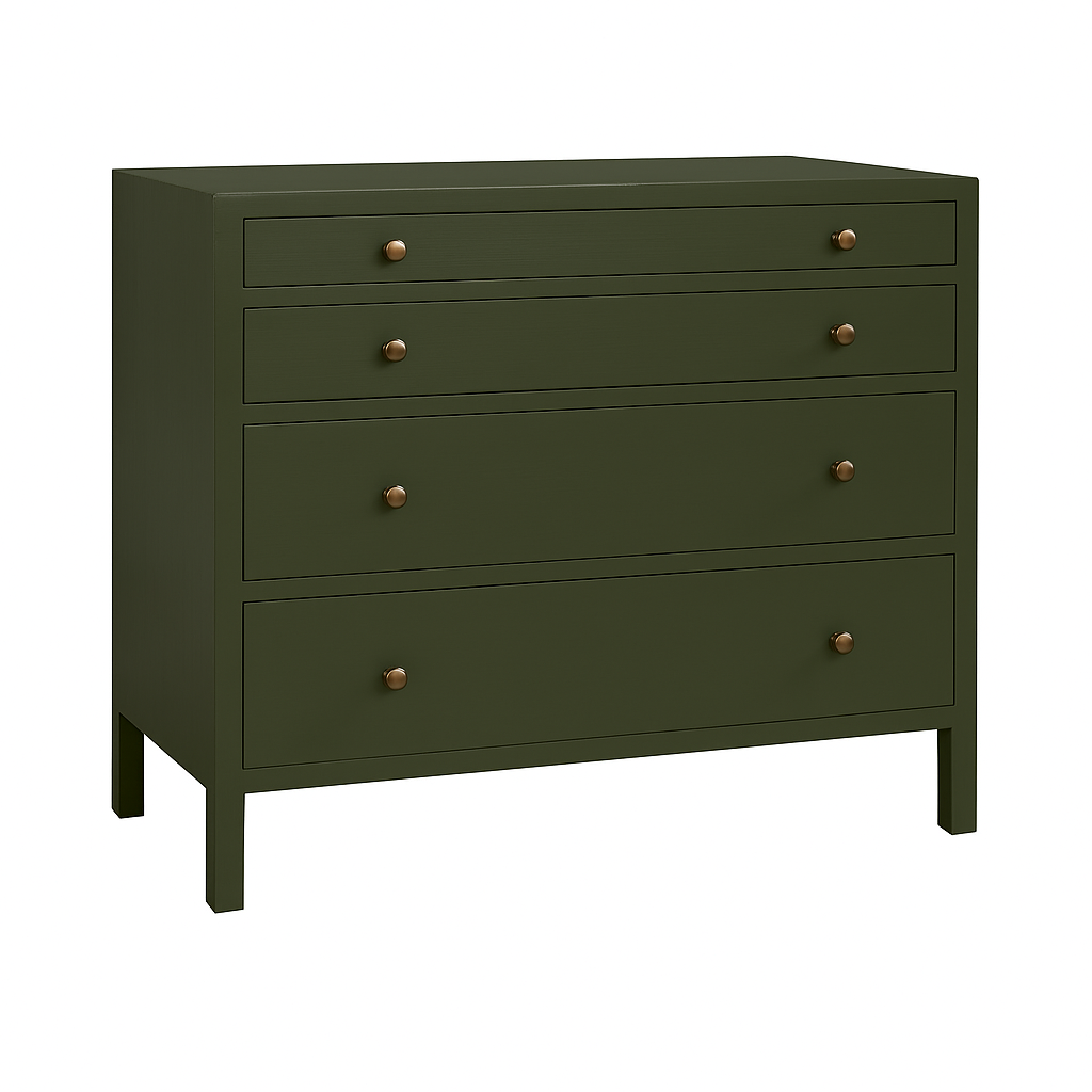 Commode Barbara D669, 100 × 45 × 90 cm, vue officielle 3. Autres meubles et décoration vendus séparément.