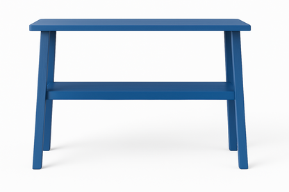 Console Anatole en pin recyclé D818, 100 × 30 × 85 cm, vue officielle 2. Autres meubles et décoration vendus séparément.