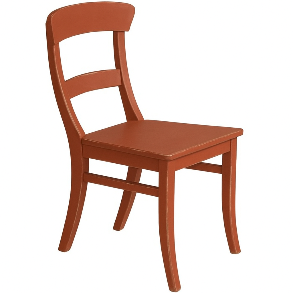 Chaise en hêtre D468, 47 × 50 × 88 cm, vue officielle 6. Autres meubles et décoration vendus séparément.