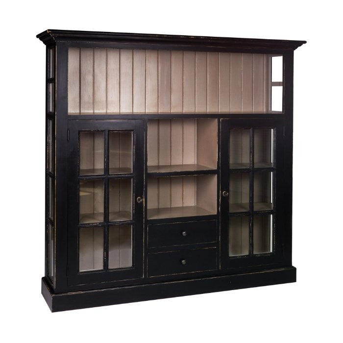 Vitrine, 2 portes et 2 tiroirs Rosiris D582, vue officielle du fabricant 2. Autres articles et accessoires vendus séparément.