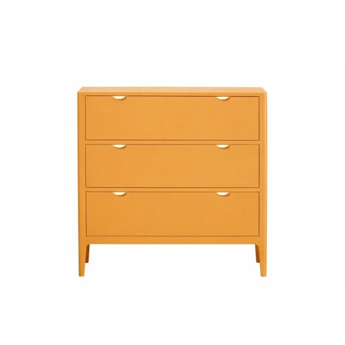 Commode Ernest, 3 tiroirs D920, 90 × 45 × 90 cm, vue officielle 6. Autres meubles et décoration vendus séparément.
