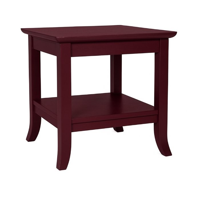Bout de canapé D556, 48 × 48 × 50 cm, vue officielle 3. Autres meubles et décoration vendus séparément.