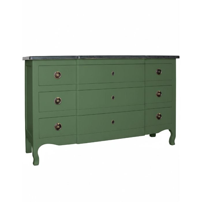 Grande commode Élisa D745, 130 × 40 × 80 cm, vue officielle 5. Autres meubles et décoration vendus séparément.