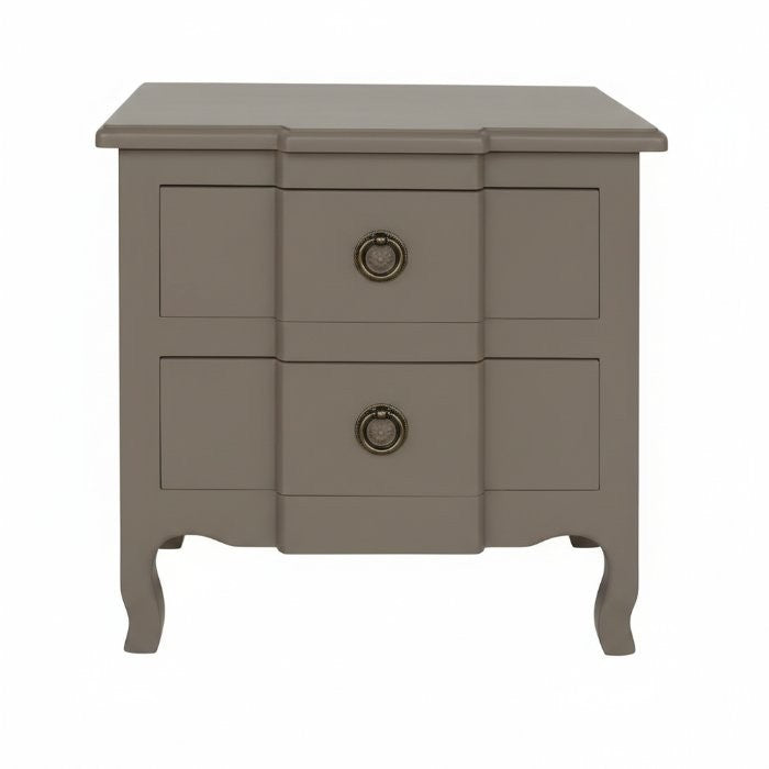 Chevet Élisa D783, 60 × 40 × 61 cm, vue officielle 3. Autres meubles et décoration vendus séparément.
