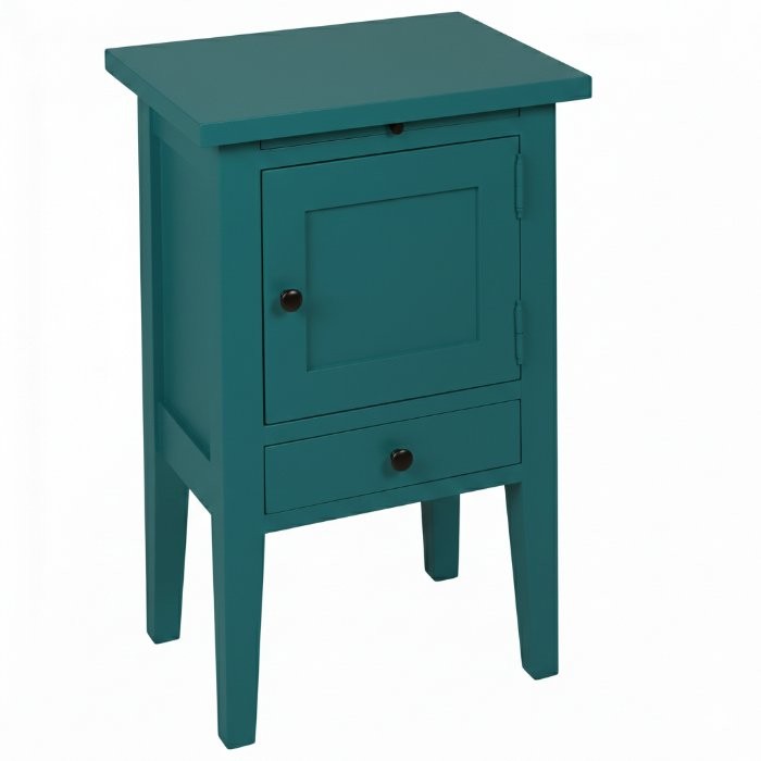 Chevet Octave D572, 45 × 35 × 70 cm, vue officielle 2. Autres meubles et décoration vendus séparément.