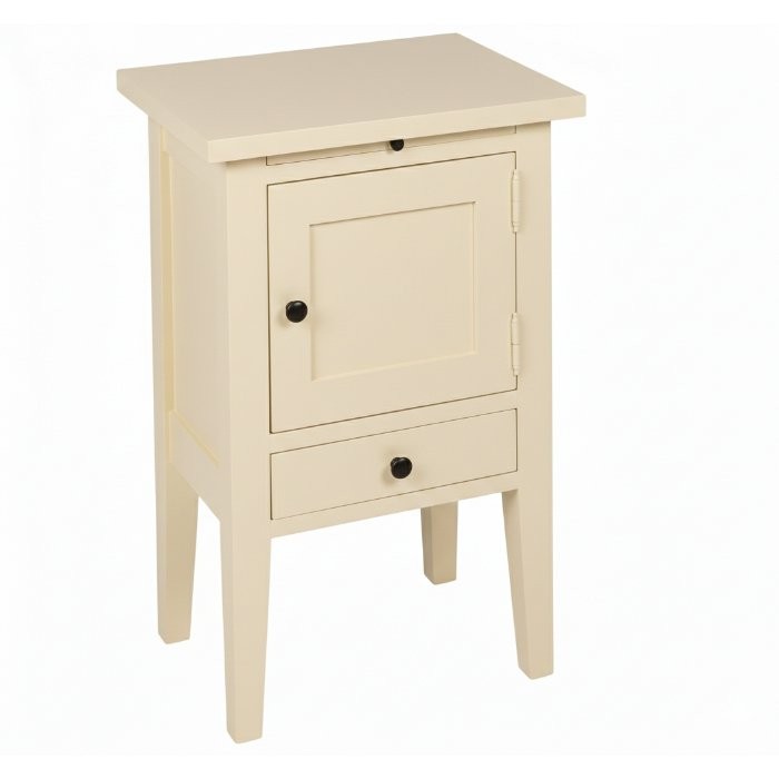Chevet Octave D572, 45 × 35 × 70 cm, vue officielle 4. Autres meubles et décoration vendus séparément.