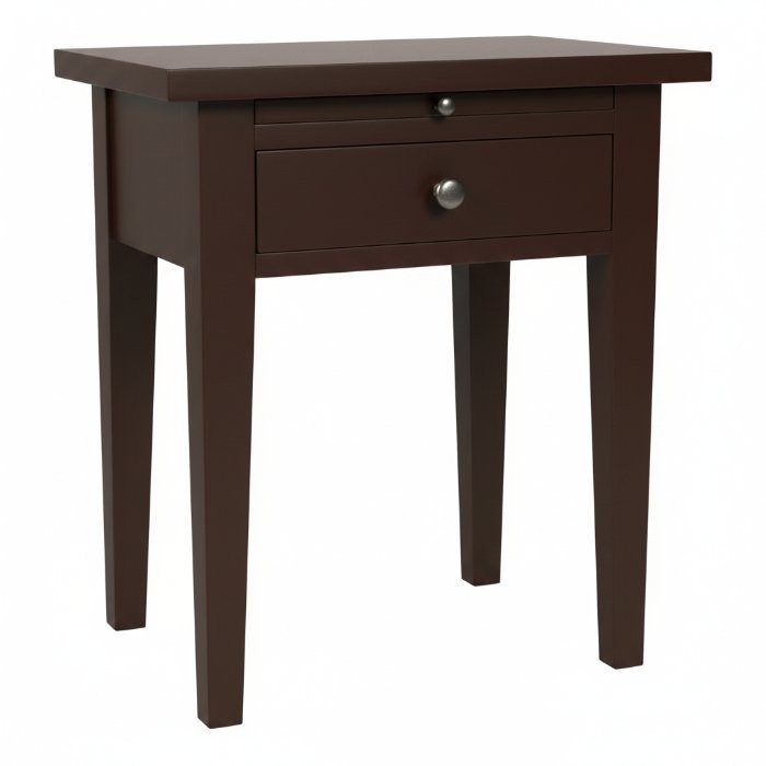 Chevet Émile D609, 45 × 35 × 52 cm, vue officielle 3. Autres meubles et décoration vendus séparément.