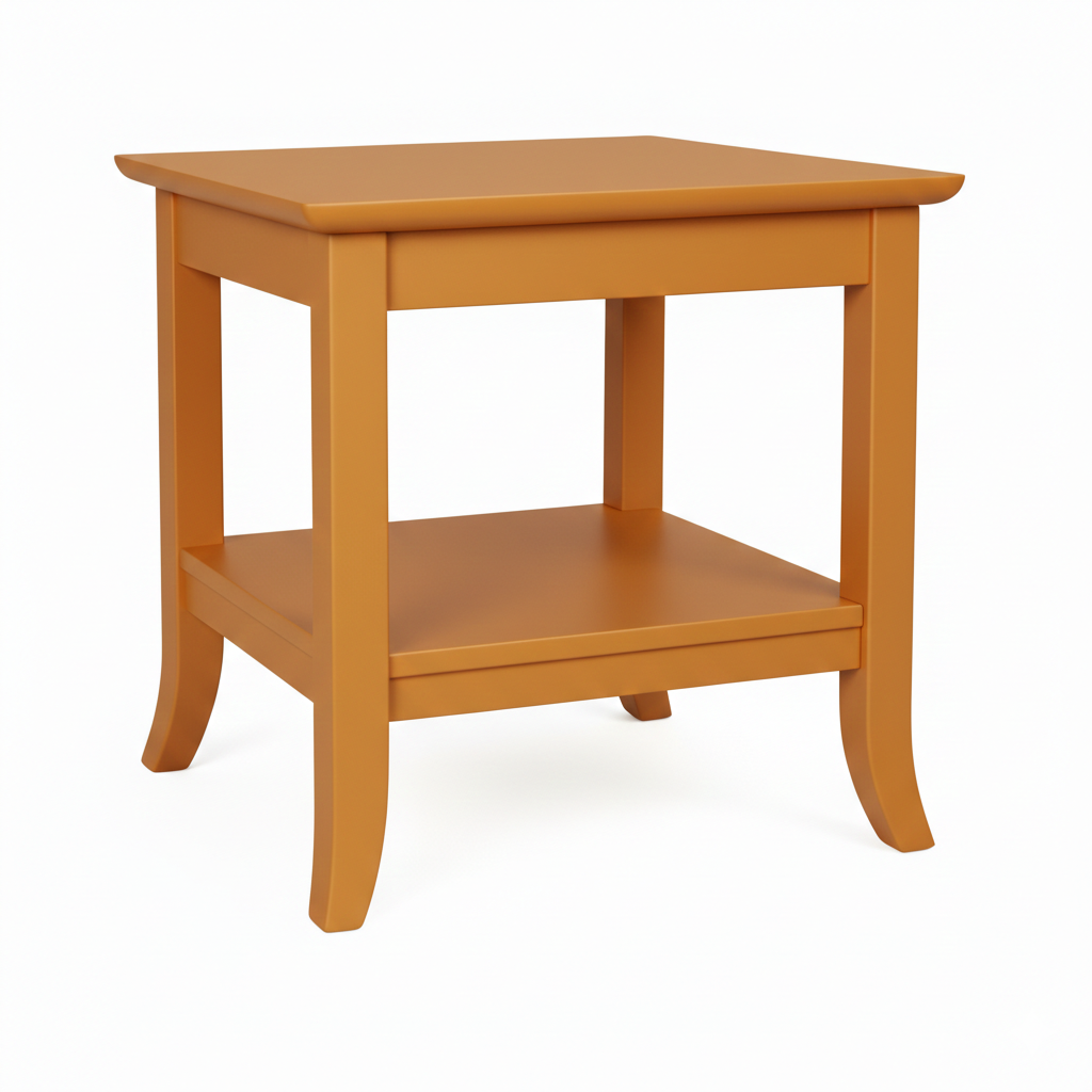Bout de canapé D556, 48 × 48 × 50 cm, vue officielle 5. Autres meubles et décoration vendus séparément.