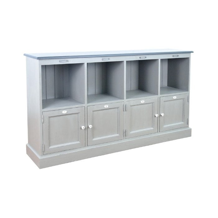 Classeur Lausanne, 4 portes Rosiris D661, vue officielle du fabricant 1. Autres articles et accessoires vendus séparément.