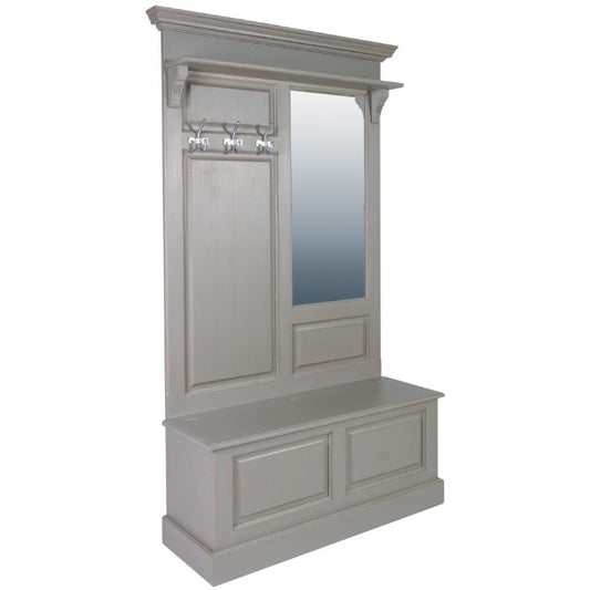 Vestiaire double D549, 127 × 41 × 210 cm, vue officielle 1. Autres meubles et décoration vendus séparément.