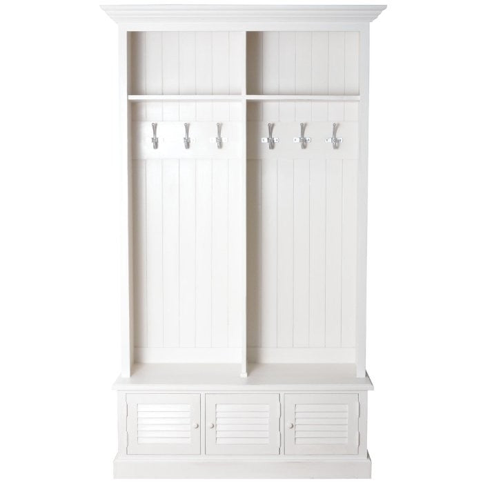 Vestiaire Hugo D668, 130 × 42 × 220 cm, vue officielle 1. Autres meubles et décoration vendus séparément.
