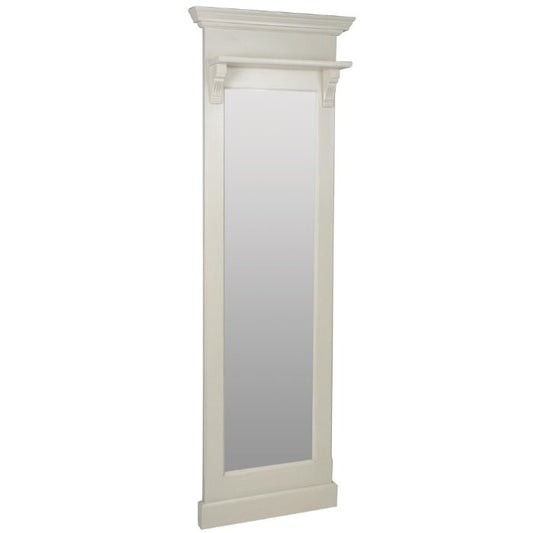 Grand miroir à cadre en pin D624, 70 × 19 × 210 cm, vue officielle 1. Autres meubles et décoration vendus séparément.