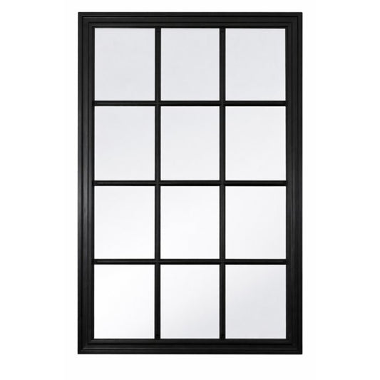 Miroir London à cadre en pin D658, 100 × 140 cm, vue officielle 1. Autres meubles et décoration vendus séparément.