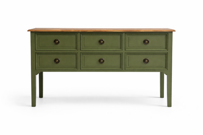 Grande commode Capucine D776, 135 × 40 × 82 cm, vue officielle 3. Autres meubles et décoration vendus séparément.
