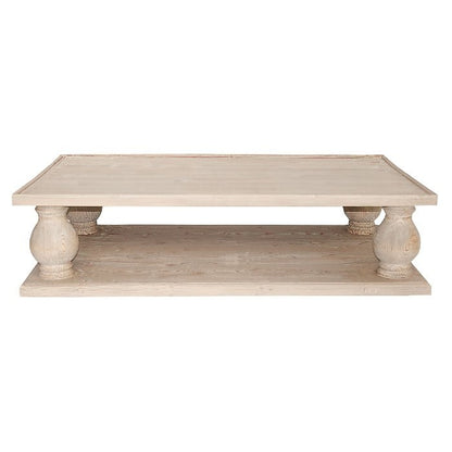 Table basse Rome D737, 160 × 90 × 40 cm, vue officielle 2. Autres meubles et décoration vendus séparément.