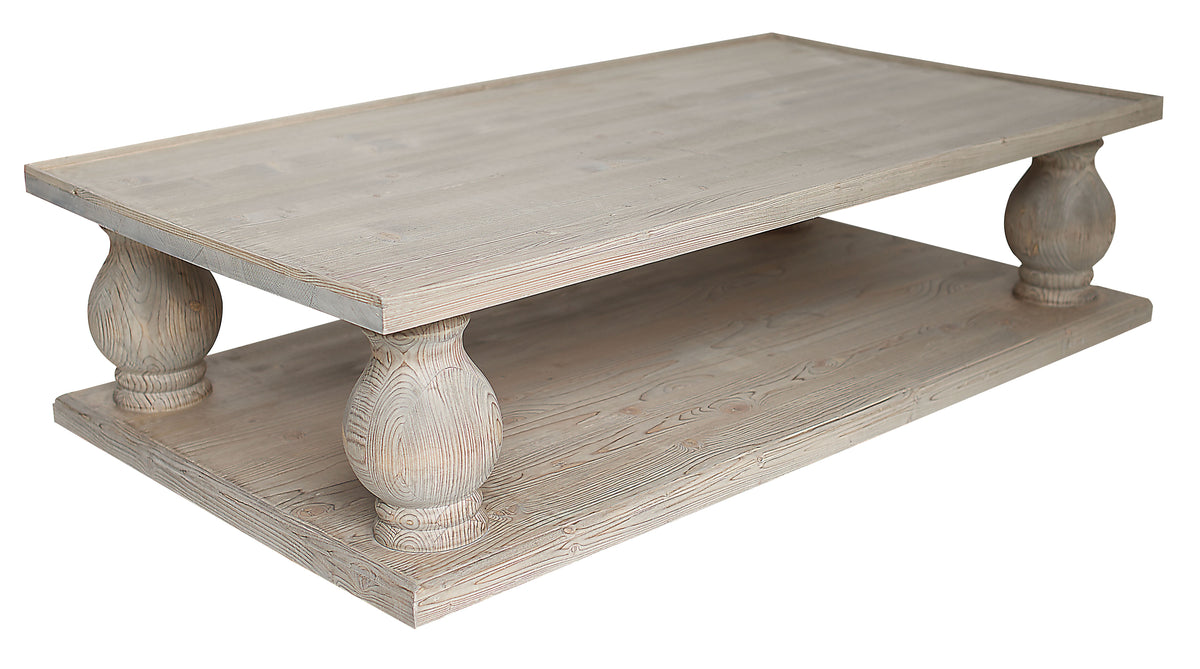 Table basse Rome D737, 160 × 90 × 40 cm, vue officielle 3. Autres meubles et décoration vendus séparément.
