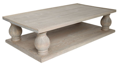 Table basse Rome D737, 160 × 90 × 40 cm, vue officielle 3. Autres meubles et décoration vendus séparément.