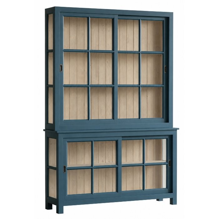 Vitrine à portes coulissantes, 4 portes Rosiris D595, vue officielle du fabricant 1. Autres articles et accessoires vendus séparément.