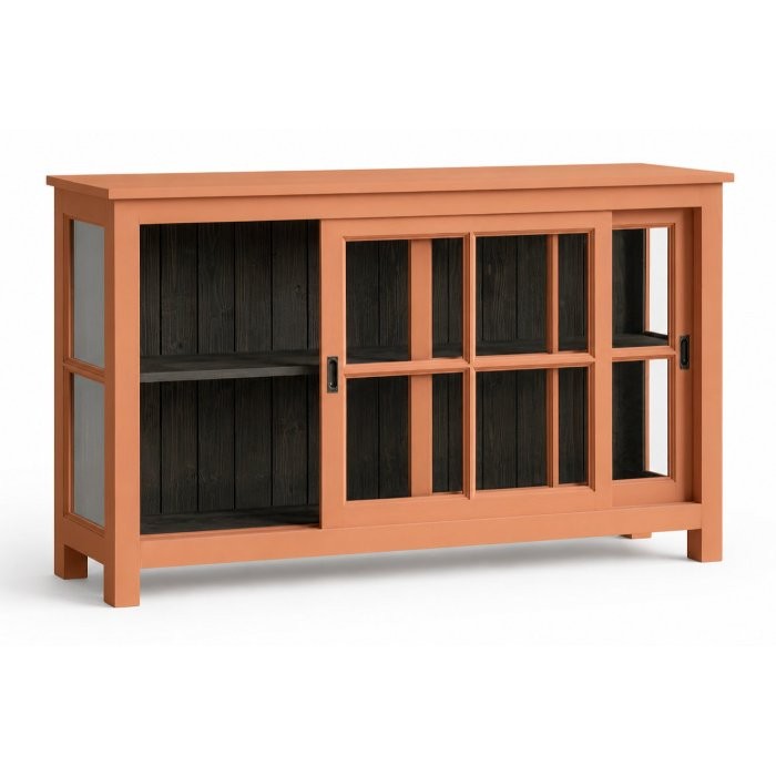 Buffet à portes coulissantes, 2 portes et 1 tiroir Rosiris D595INF, vue officielle du fabricant 4. Autres articles et accessoires vendus séparément.
