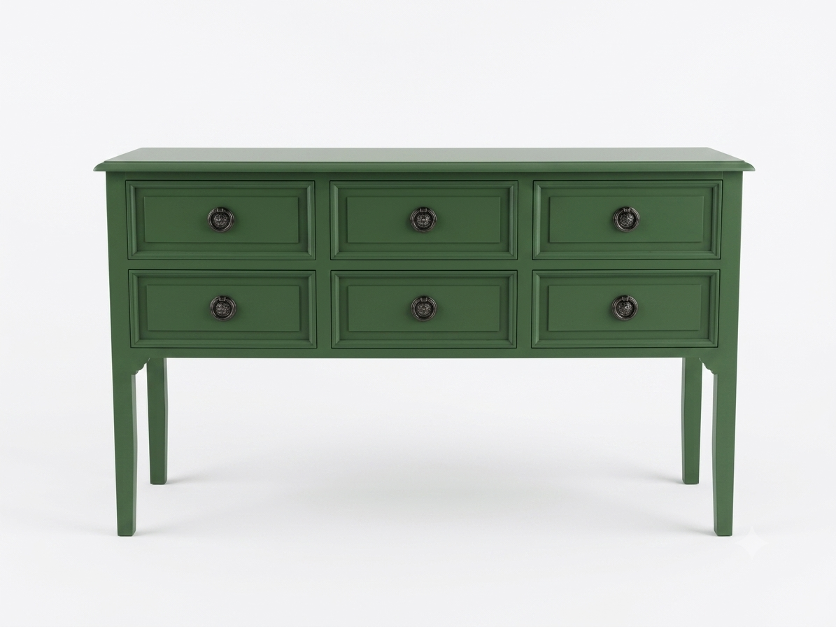 Grande commode Capucine D776, 135 × 40 × 82 cm, vue officielle 4. Autres meubles et décoration vendus séparément.