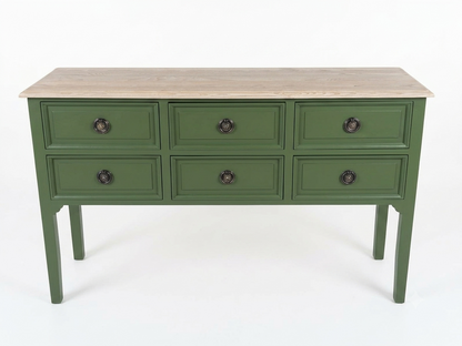 Grande commode Capucine D776, 135 × 40 × 82 cm, vue officielle 2. Autres meubles et décoration vendus séparément.
