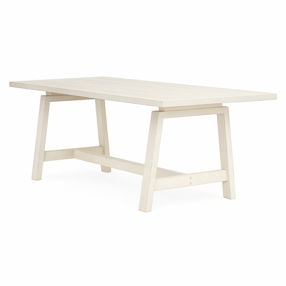 Table Trapèze D917, format 160 × 90 × 75 cm, vue officielle 4. Autres meubles et décoration vendus séparément.