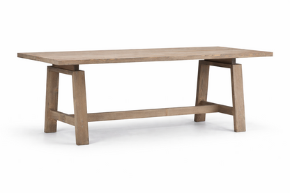 Table Trapèze D917, format 200 × 90 × 75 cm, vue officielle 5. Autres meubles et décoration vendus séparément.