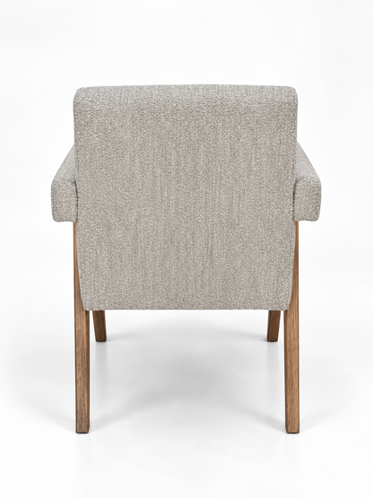 Fauteuil Armand en chêne DT89, vue officielle 3. Siège vendu à l’unité.