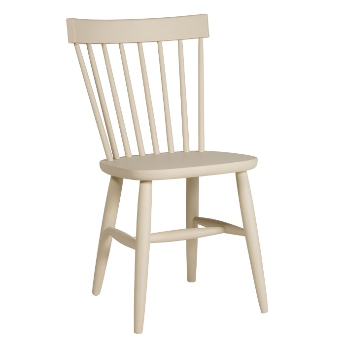 Chaise Osho en hêtre D751, 44 × 48 × 84 cm, vue officielle 1. Autres meubles et décoration vendus séparément.