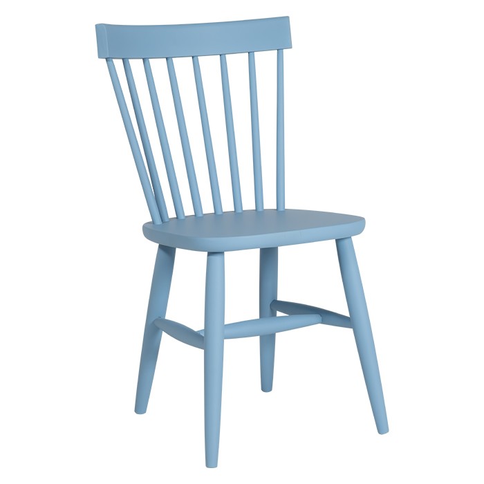 Chaise Osho en hêtre D751, 44 × 48 × 84 cm, vue officielle 3. Autres meubles et décoration vendus séparément.