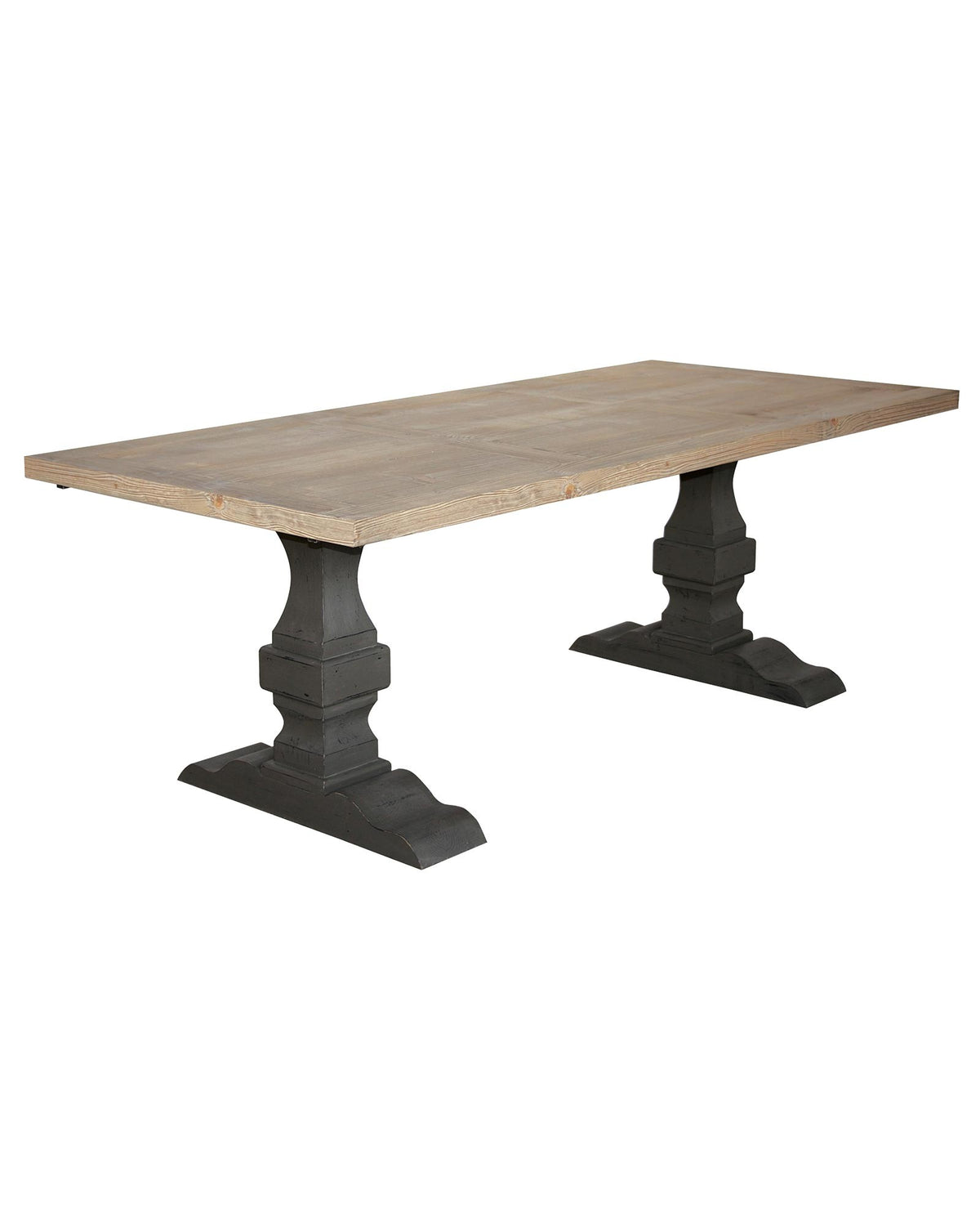 Table à rallonges Jeanne D692EXT, format 180 × 100 × 78 cm, vue officielle 1. Autres meubles et décoration vendus séparément.