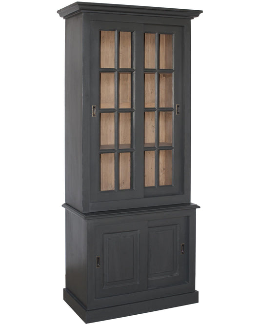 Vaisselier Marius D752, 100 × 50 × 227 cm, vue officielle 1. Autres meubles et décoration vendus séparément.