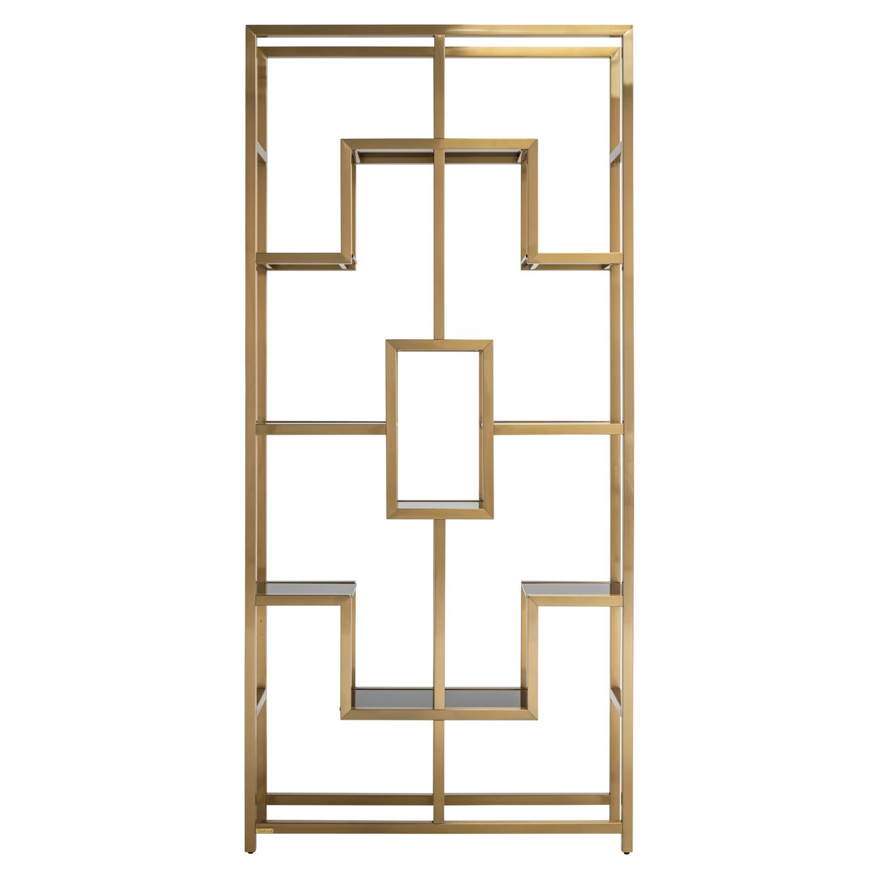 Display cabinet Magnus brushed gold