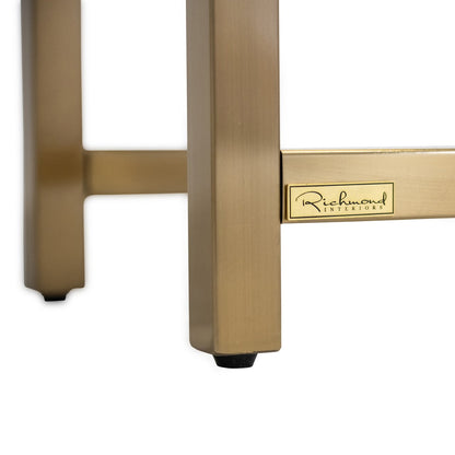 Display cabinet Magnus brushed gold